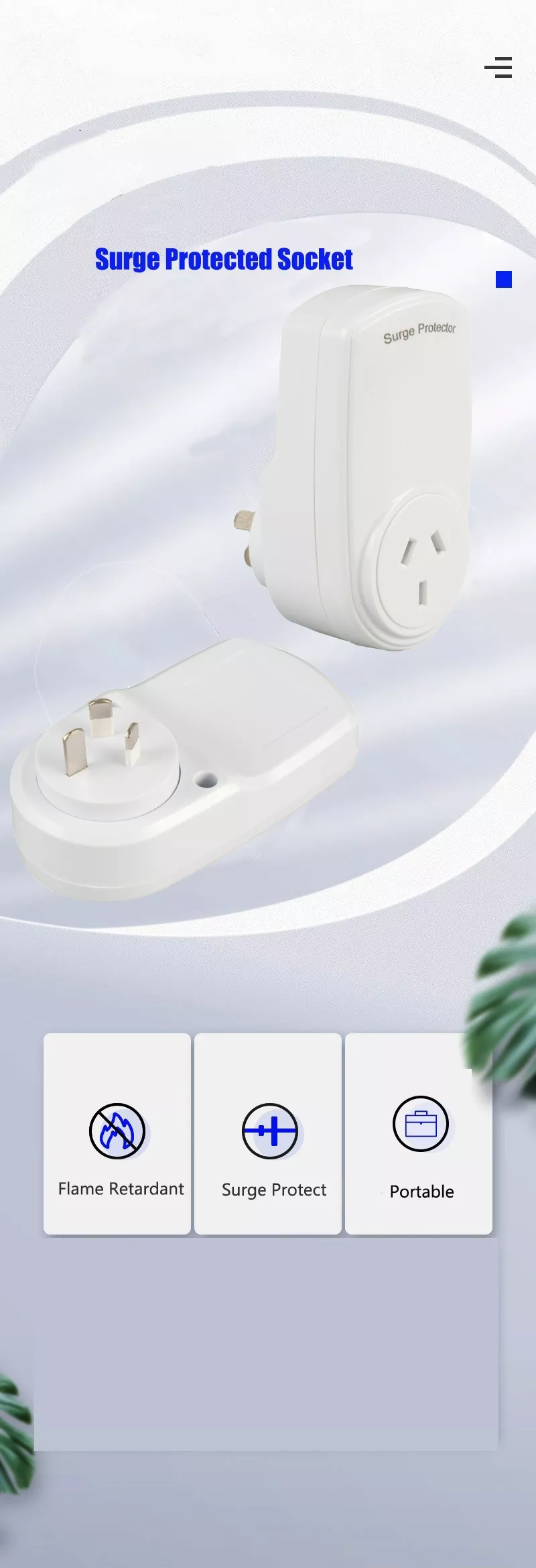 AU Surge Protector Socket